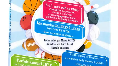 🏀 MULTISPORTS À CIEZ – 6 À 11 ANS 🏀 MULTISPORTS À CIEZ – 6 À 11 ANS