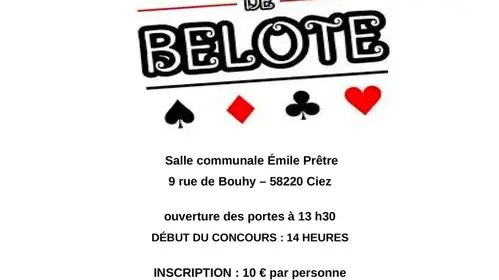 Concours de belote Concours de belote